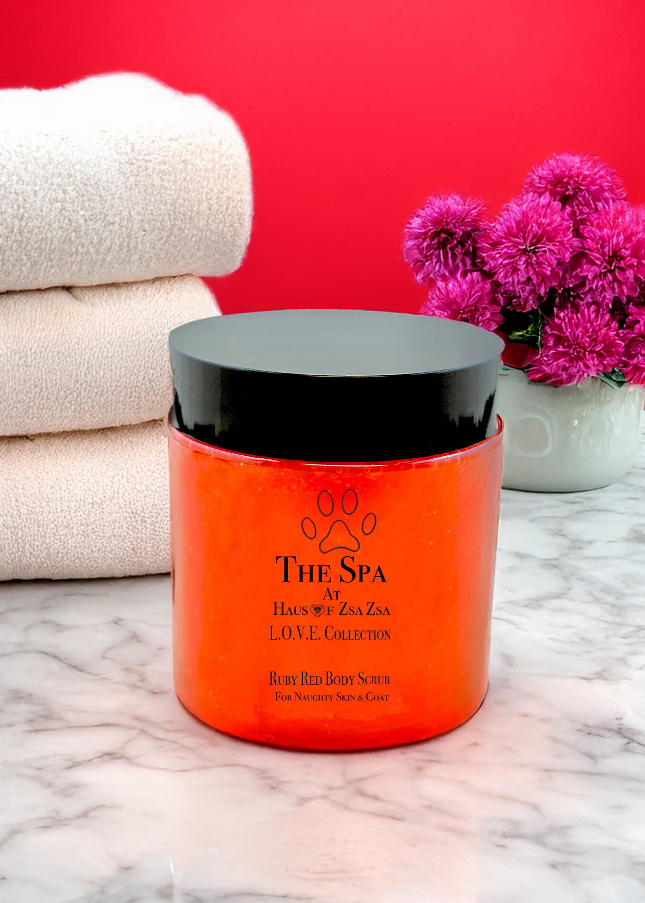 Ruby Red Body Scrub For Dogs