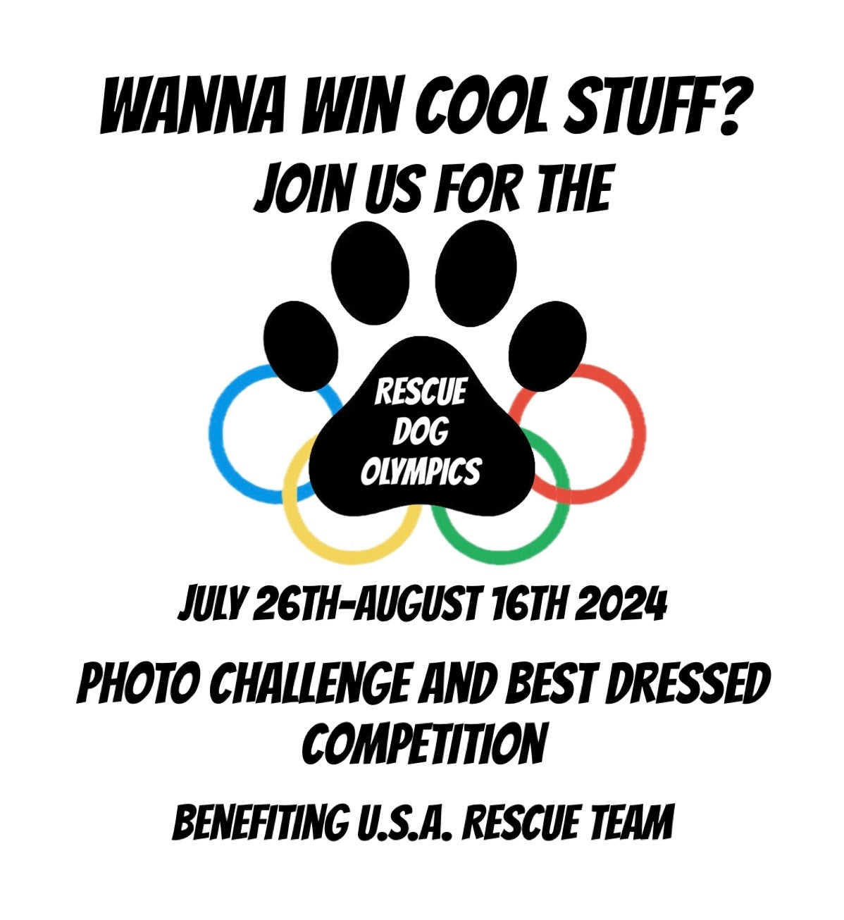 Rescue Dog Olympics Benefiting U.S.A. Rescue Team