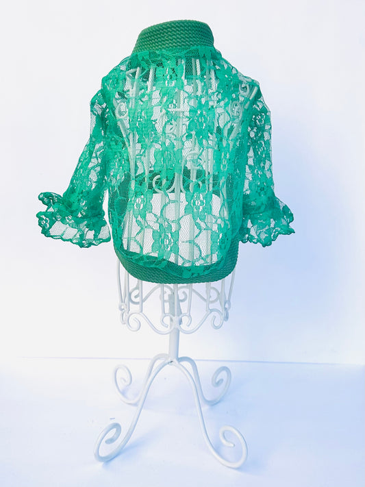 Evergreen Lace Long Sleeve Shirt