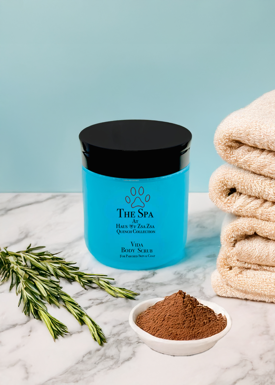 Bottle of Vida Body Scrub