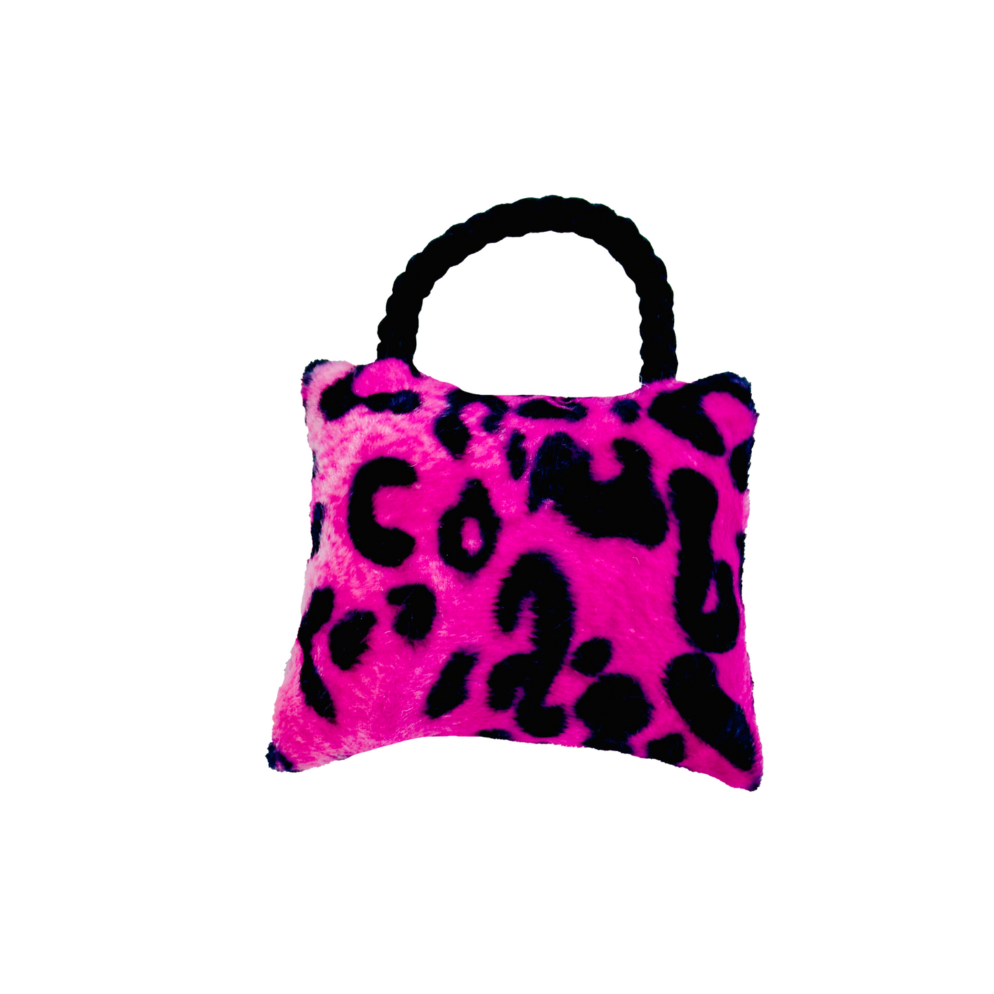 Pink Cheetah Plush Purse Toy