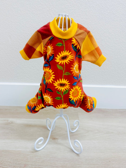 Limited Size Run Sunflower Patch Dog Loungewear