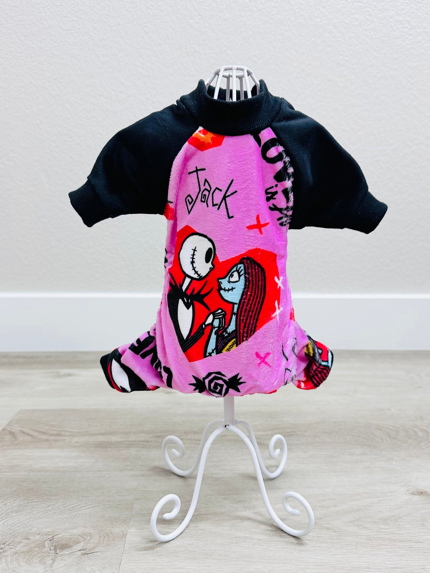 Limited Size Run NBC Minky Jack and Sally True Love Dog Loungewear