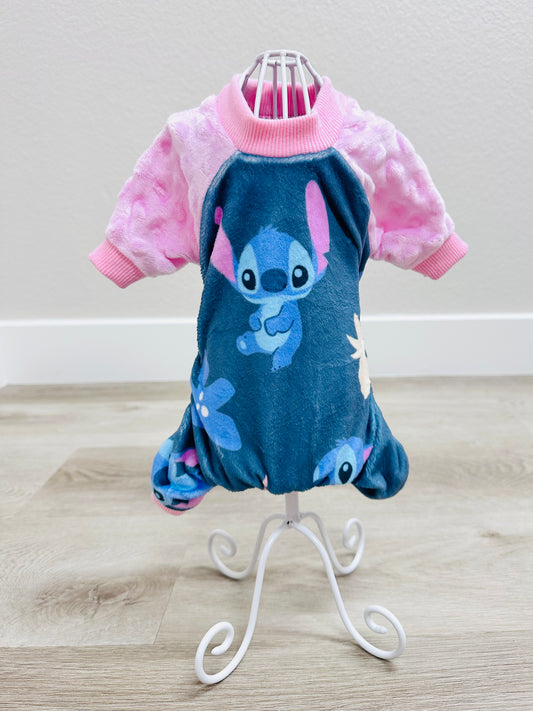 Limited Size Run Minky Lilo and Stitch Dog Loungewear