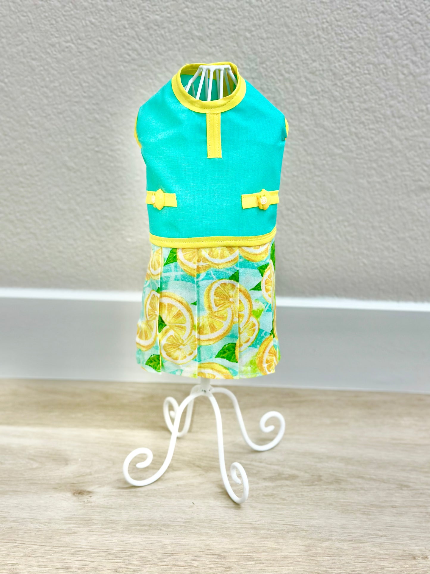 Couture Lemon Lady Dog Dress