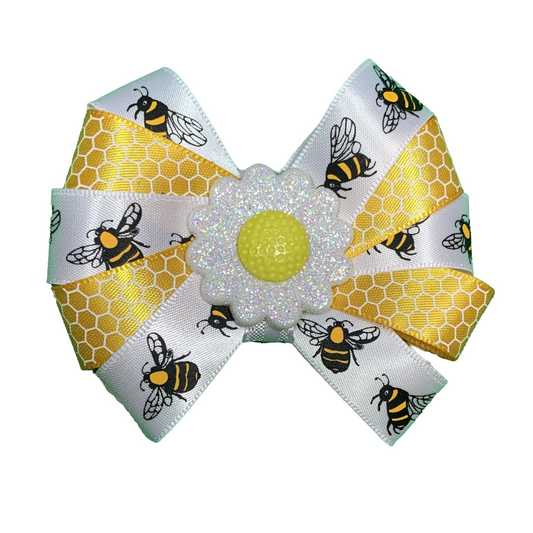 Oh Bee-Hive! Dog Hair Bow