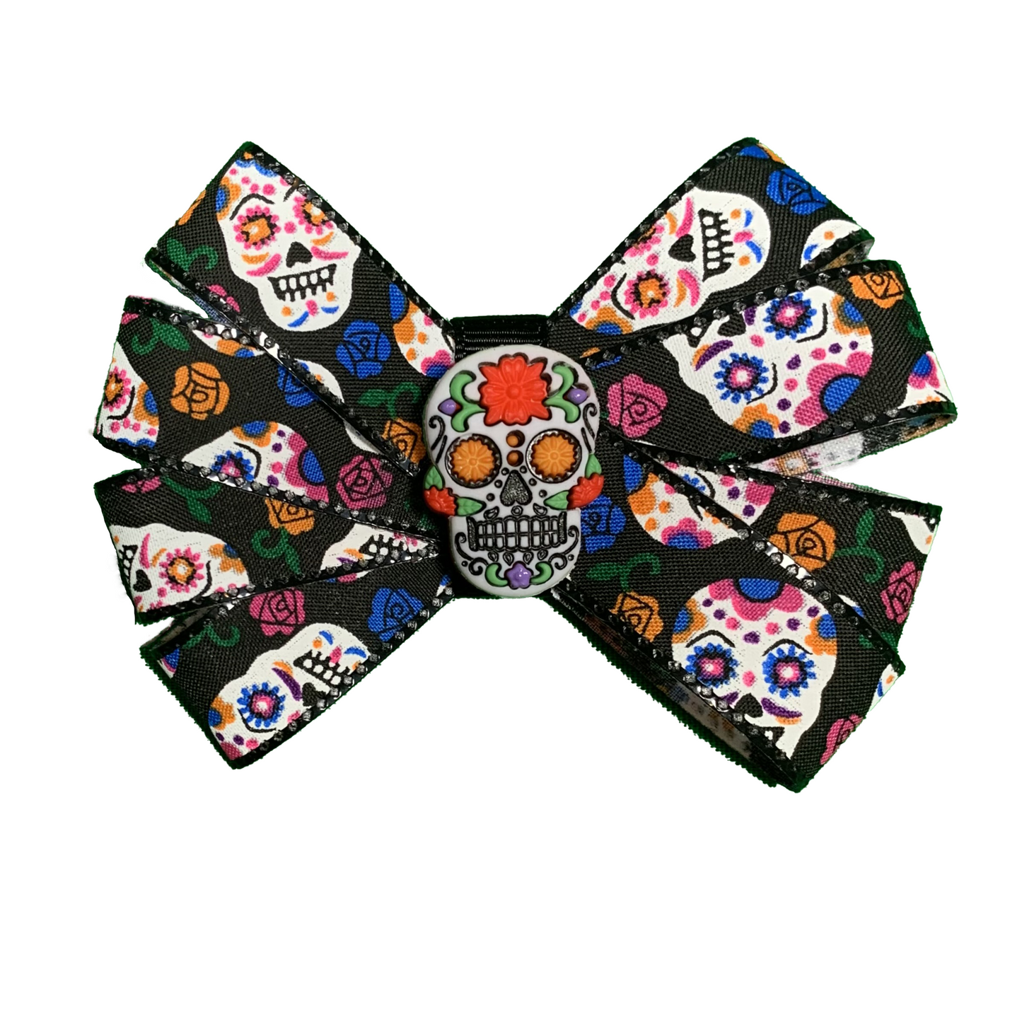 Pour Some Sugar Skulls On Me Dog Hair Bow