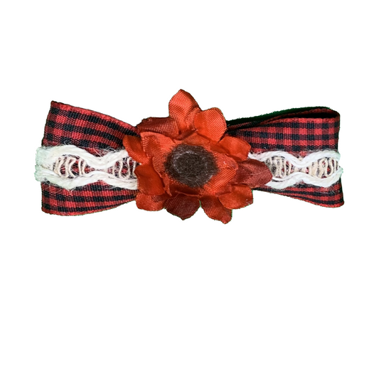 Bought and Plaid For Dog Bow Tie