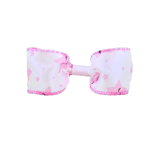 Pink Super Nova Dog Bow Tie