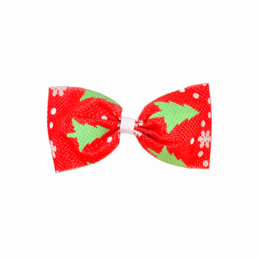 O Christmas Tree Dog Bow Tie