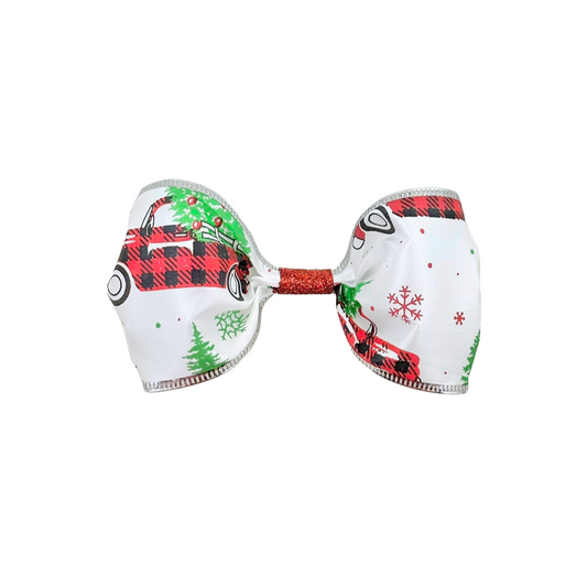 Holiday Pickup Dog Bow Tie