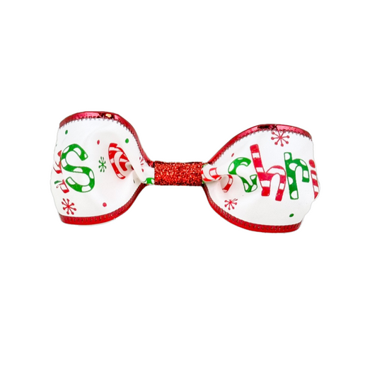 Merry Christmas Dog Bow Tie