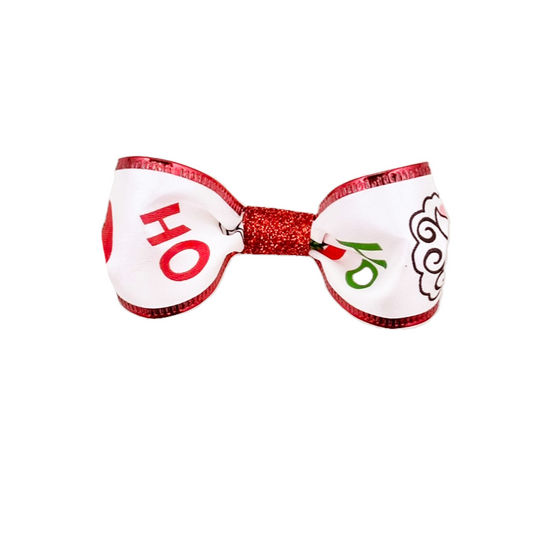 Ho-Ho-Ho Dog Bow Tie