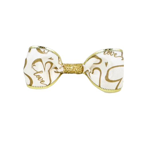 In Love With Love Dog Bow Tie