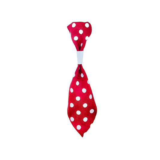 Polka Dot Mutt-lot Dog Tie