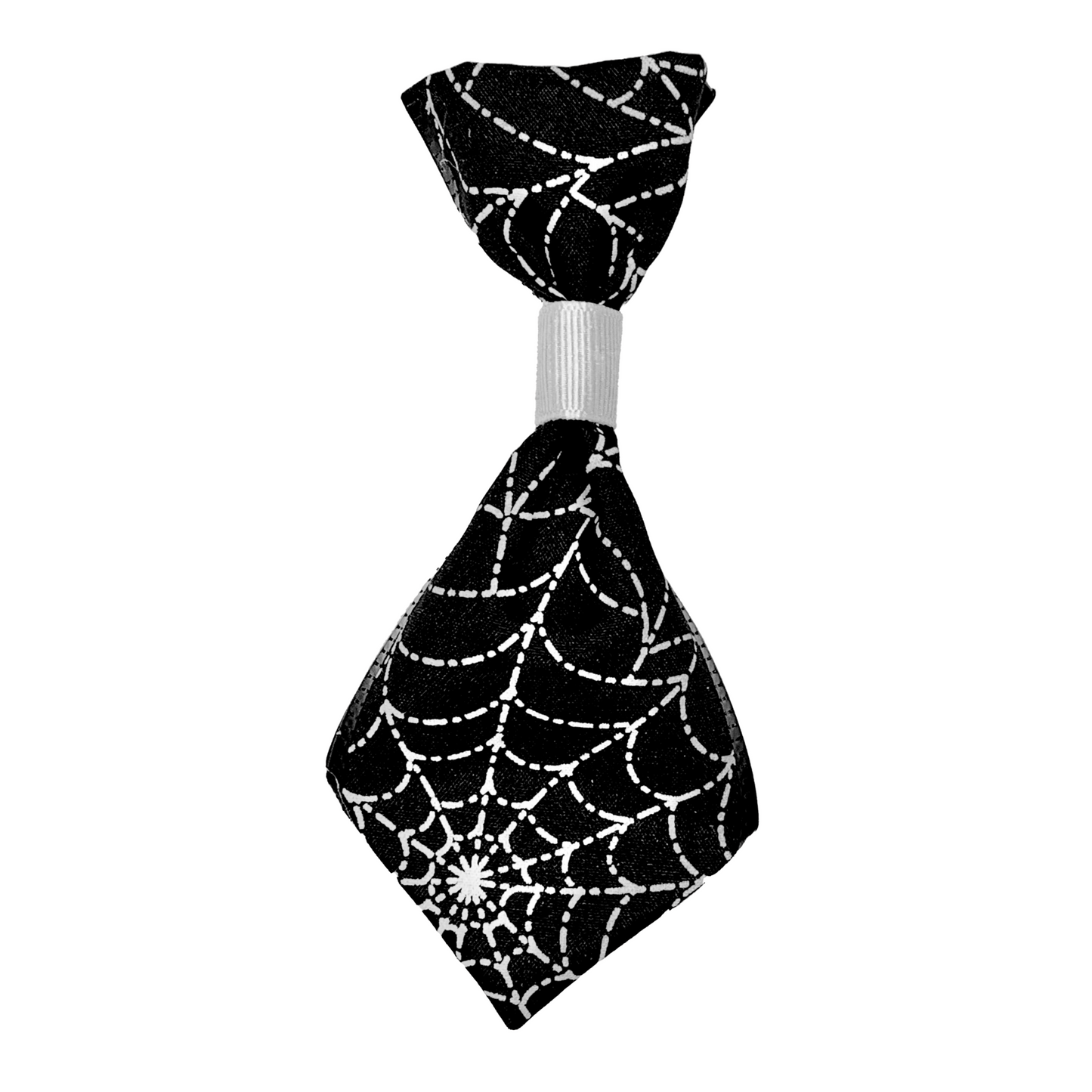 Spiderwebs Dog Tie