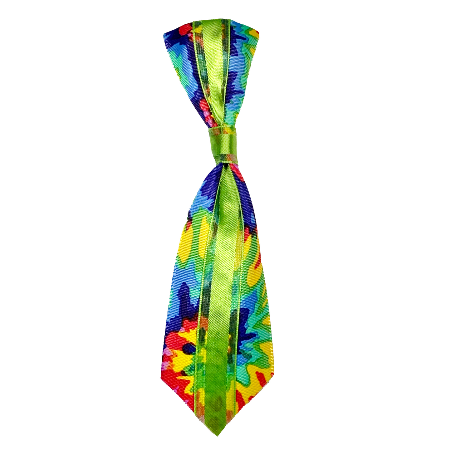 Gripped By Green Dog Tie