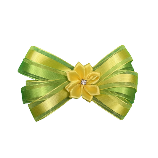 Yellow Sunshine Dog Hair Bow