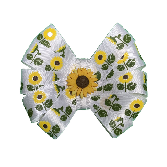 Sunflower Patch Dog Bow Tie