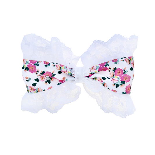 Fabulously Floral Dog Hair Bow