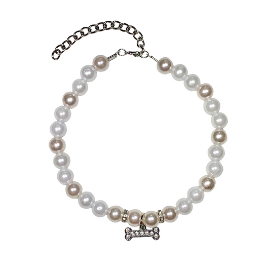 The Pearl Next Door Decorative Dog Necklace