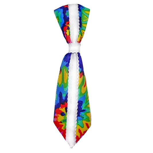 Ride Or Tie Dye Dog Tie