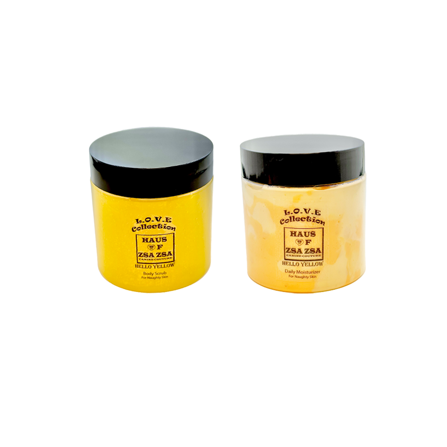 Hello Yellow Body Scrub and Daily Moisturizer Bundle